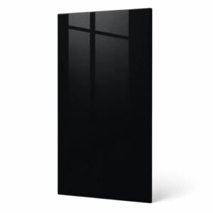 PVC стенен панел MG 5268 – Черен гланц 122×280 см