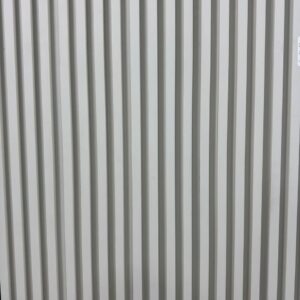 Реален PVC линеен панел сив 15x280 см