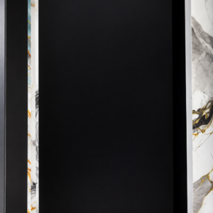 PVC стенен панел MG 5268 черен гланц 122x280