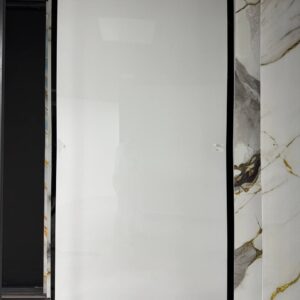 PVC стенен панел MG 5270 бял гланц 122x280 см